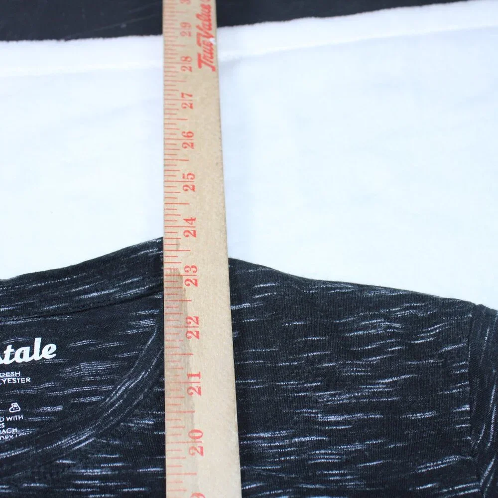 Aeropostale A87 Mens L Black And Grey T-Shirt Soft Lightweight - Picture 5 of 7